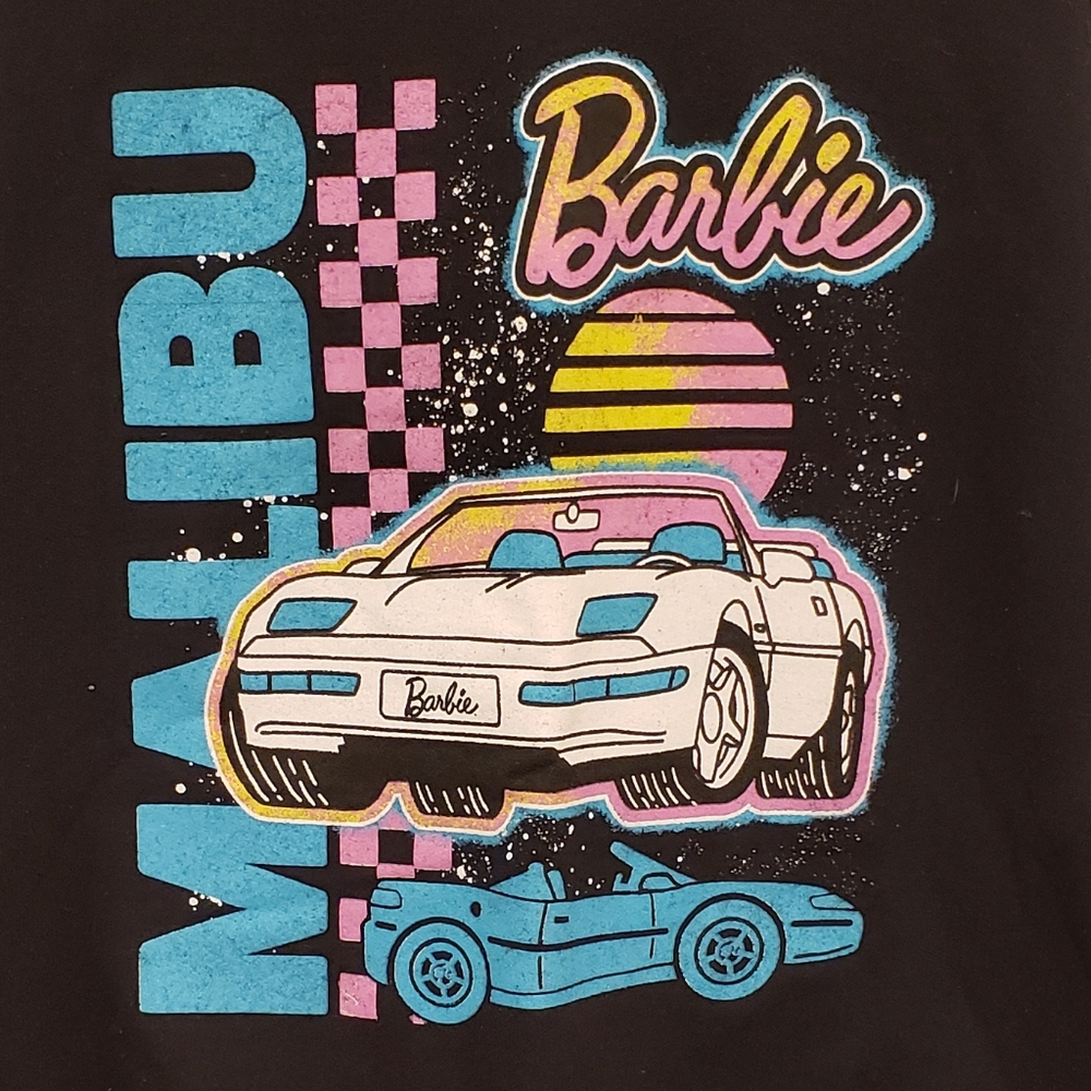 Malibu Barbie Sweatshirt – Retro Graphic – Cozy Comfy!